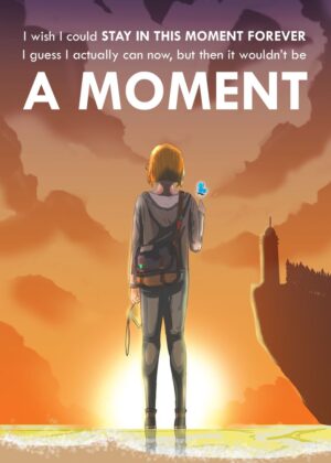 Golden Hour: A Moment in Time - Premium Wooden Framed Poster. Ready to Hang.