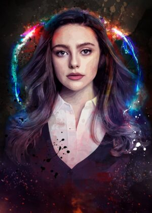 Hope Mikaelson: Legacies Watercolor Art Print - Premium Wooden Framed Poster. Ready to Hang.