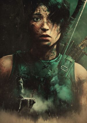 Survive This: A Gripping Journey Through Peril and Mystery - Premium Wooden Framed Poster. Ready to Hang.