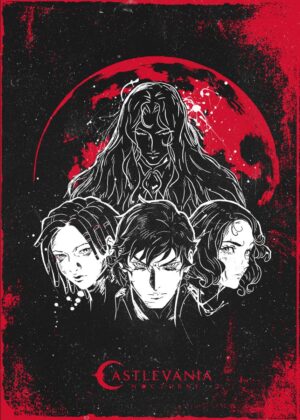 Castlevania Nocturne: Bloody Artwork Print - Premium Wooden Framed Poster. Ready to Hang.