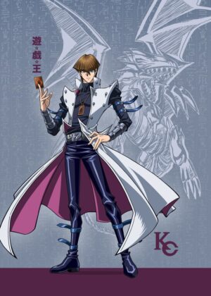 Seto Kaiba Anime Art Print - Premium Wooden Framed Poster. Ready to Hang.