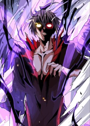 Magic Emperor: Anime-Style Artwork Print - Premium Wooden Framed Poster. Ready to Hang.
