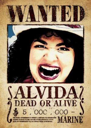 Alvida: One Piece Inspired Art Print - Premium Wooden Framed Poster. Ready to Hang.