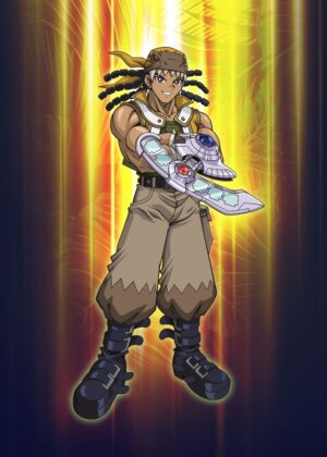 Tyranno Hassleberry Yu-Gi-Oh! GX Anime Art Print - Premium Wooden Framed Poster. Ready to Hang.