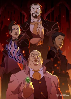 Vox Machina Villains: A Critical Role Art Print - Premium Wooden Framed Poster. Ready to Hang.