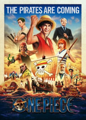 One Piece: The Pirates Are Coming - Artistic Print - Premium Wooden Framed Poster. Ready to Hang.