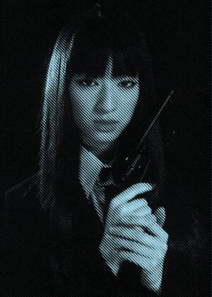Gogo Yubari: A Stylish Kill Bill Tribute - Premium Wooden Framed Poster. Ready to Hang.