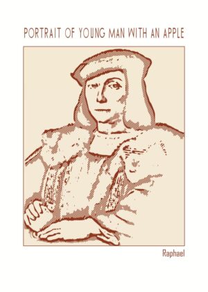 Raphael's Portrait of a Young Man - Premium Wooden Framed Poster. Ready to Hang.