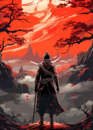 Sekiro: Shadows Die Twice - Inspired Artwork Print - Premium Wooden Framed Poster. Ready to Hang.