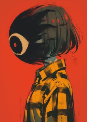 Abnormal Core: A Digital Art Print - Premium Wooden Framed Poster. Ready to Hang.
