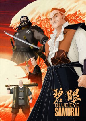 Blue Eye Samurai: Enemies Artwork - Premium Wooden Framed Poster. Ready to Hang.