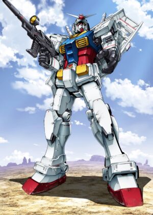 RX-78-2 Gundam: Iconic Mecha Artwork Print - Premium Wooden Framed Poster. Ready to Hang.