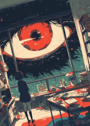 Abnormal Core: A Glimpse into the Unseen - Premium Wooden Framed Poster. Ready to Hang.