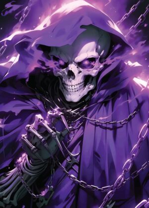 Overlord Anime: Dark Fantasy Art Print - Premium Wooden Framed Poster. Ready to Hang.