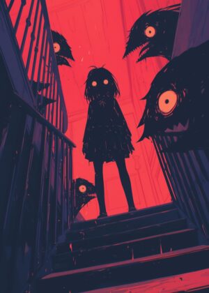 Abnormal Core: Dark Fantasy Art Print - Premium Wooden Framed Poster. Ready to Hang.