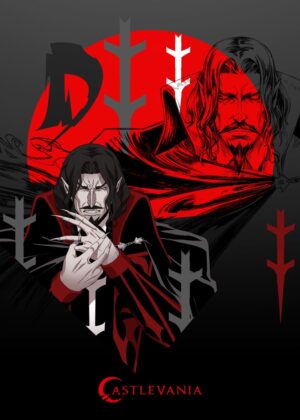 Castlevania Season 4: Dracula Artwork - Premium Wooden Framed Poster. Ready to Hang.