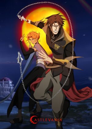 Castlevania: Trevor Belmont and Sypha Belnades Art Print - Premium Wooden Framed Poster. Ready to Hang.