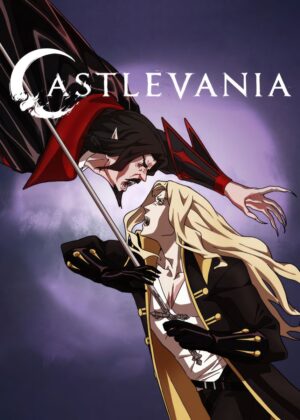 Dracula vs Alucard: A Clash of Titans - Premium Wooden Framed Poster. Ready to Hang.