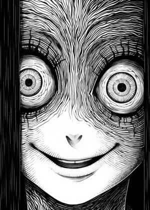I See You: A Haunting Gaze - Premium Wooden Framed Poster. Ready to Hang.