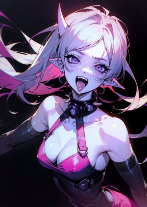 Mad Vampire Mircalla: Anime Art Print - Premium Wooden Framed Poster. Ready to Hang.
