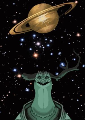 Outer Wilds Space Exploration Art Print - Premium Wooden Framed Poster. Ready to Hang.