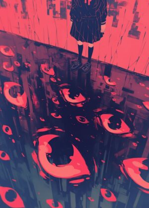 Abnormal Core: A Digital Art Print - Premium Wooden Framed Poster. Ready to Hang.