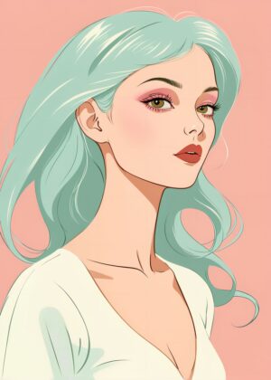Feels Like Summer: A Pastel Dream - Premium Wooden Framed Poster. Ready to Hang.