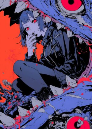 Abnormal Core: Anime Art Print - Premium Wooden Framed Poster. Ready to Hang.