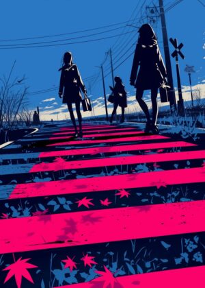 Abnormal Core: Urban Anime Art Print - Premium Wooden Framed Poster. Ready to Hang.