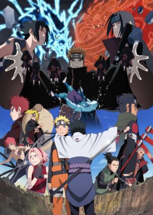 Naruto Shippuden Anime Art Print - Premium Wooden Framed Poster. Ready to Hang.