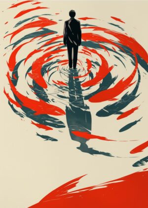 Abnormal Core: A Journey Into the Depths of the Unconscious - Premium Wooden Framed Poster. Ready to Hang.
