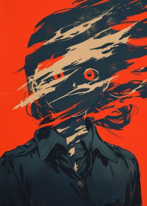 Abnormal Core: A Digital Art Print - Premium Wooden Framed Poster. Ready to Hang.