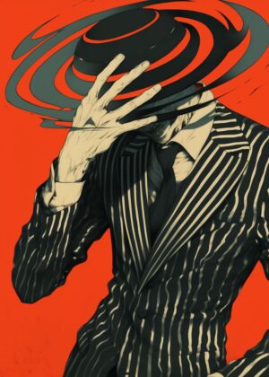 Abnormal Core: A Surrealist Masterpiece - Premium Wooden Framed Poster. Ready to Hang.