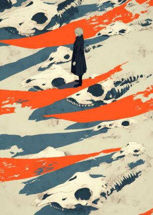 Abnormal Core: A Journey Through Loss and Solitude - Premium Wooden Framed Poster. Ready to Hang.