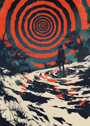 Abnormal Core: A Surreal Journey into the Unknown - Premium Wooden Framed Poster. Ready to Hang.