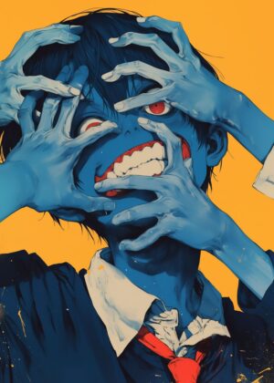 Abnormal Core: Disturbingly Beautiful Digital Art Print - Premium Wooden Framed Poster. Ready to Hang.