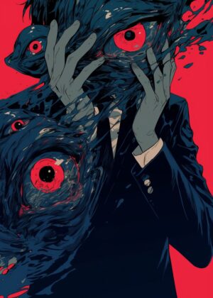 Abnormal Core: A Dark Fantasy Art Print - Premium Wooden Framed Poster. Ready to Hang.