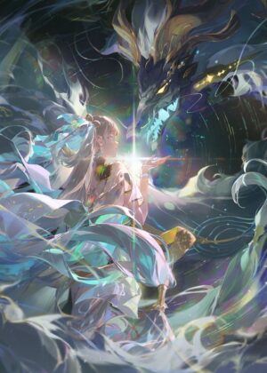 Jinshi Cold Steel: Fantasy Art Print - Premium Wooden Framed Poster. Ready to Hang.