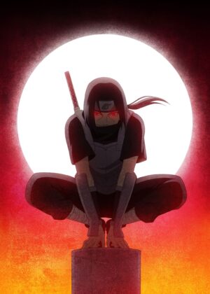 Itachi Uchiha: Iconic Moments - Limited Edition Art Print - Premium Wooden Framed Poster. Ready to Hang.