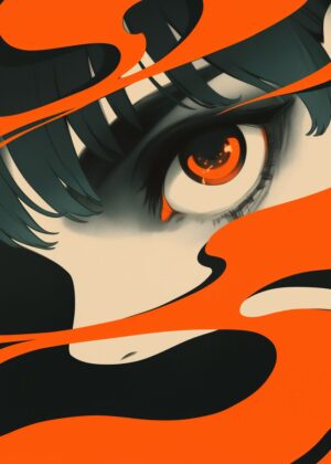 Abnormal Core: A Glimmer of Intensity - Premium Wooden Framed Poster. Ready to Hang.