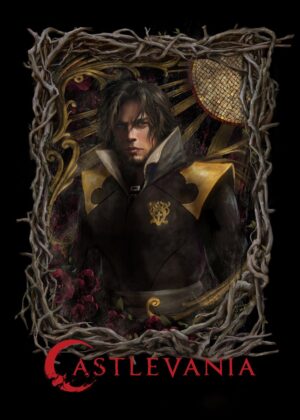 Trevor Belmont: A Castlevania Portrait - Premium Wooden Framed Poster. Ready to Hang.