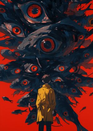 Abnormal Core: A Ghastly Encounter - Premium Wooden Framed Poster. Ready to Hang.
