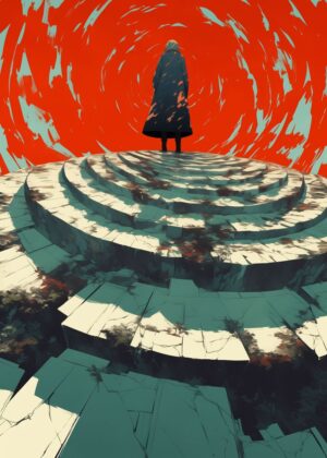 Abnormal Core: A Journey into the Unseen - Premium Wooden Framed Poster. Ready to Hang.