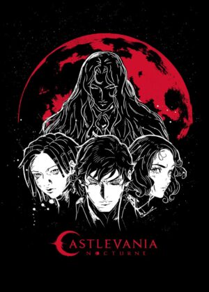 Castlevania Nocturne: A Ghoulish Gathering - Premium Wooden Framed Poster. Ready to Hang.