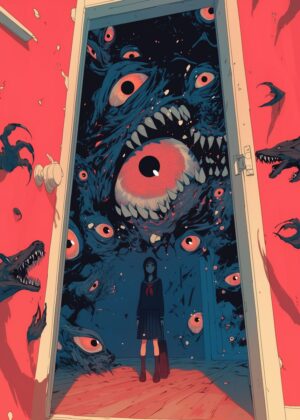 Abnormal Core: A Glimpse into the Unseen - Premium Wooden Framed Poster. Ready to Hang.