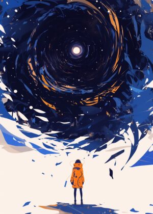 Abnormal Core: A Journey into the Unknown - Premium Wooden Framed Poster. Ready to Hang.