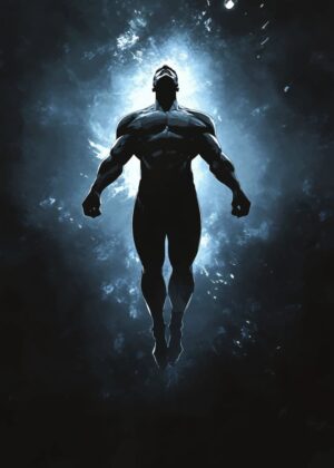 Machio Naruzo: Night Power - Limited Edition Art Print - Premium Wooden Framed Poster. Ready to Hang.