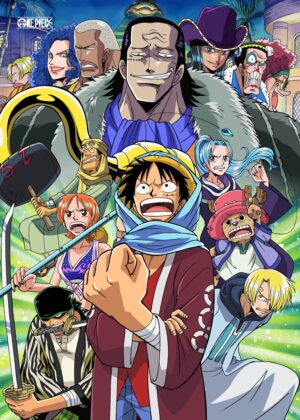 One Piece Arabasta Kingdom Anime Artwork - Premium Wooden Framed Poster. Ready to Hang.