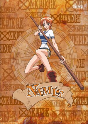 One Piece Nami Art Print - Premium Wooden Framed Poster. Ready to Hang.