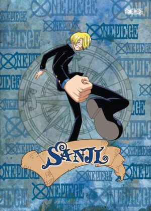 Sanji One Piece Anime Artwork - Premium Wooden Framed Poster. Ready to Hang.